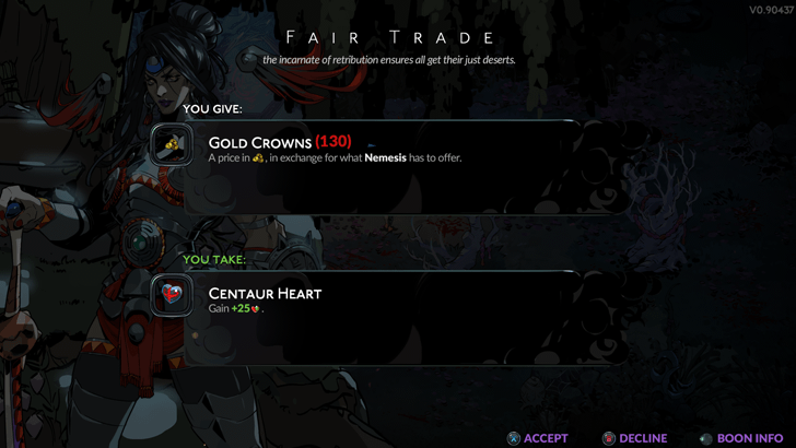 Hades 2 - Trade Offer