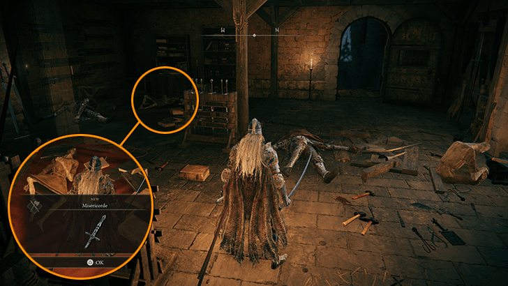 Elden Ring - Misericorde Enemy Drop World View