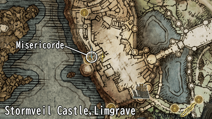 Elden Ring - Misericorde Enemy Drop Map Location