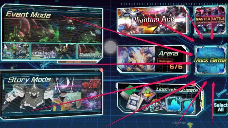 mock battle - Gundam UC Engage