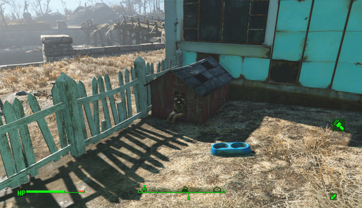 Fallout 4 - Dogmeat in Dog House