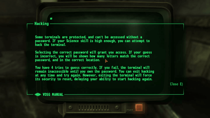 Fallout New Vegas - What is Hacking