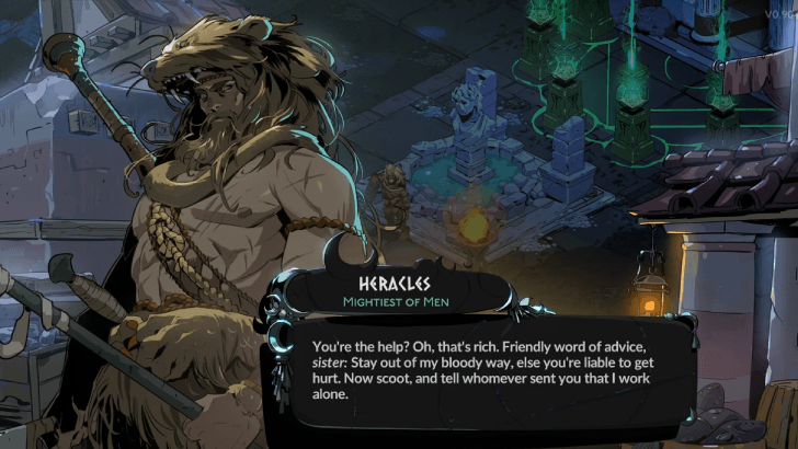 Hades 2 - Heracles Character Guide Heracles First Encounter