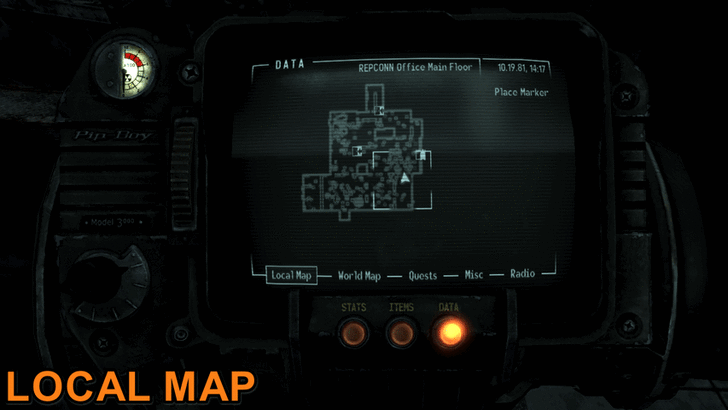 Fallout New Vegas - Map View