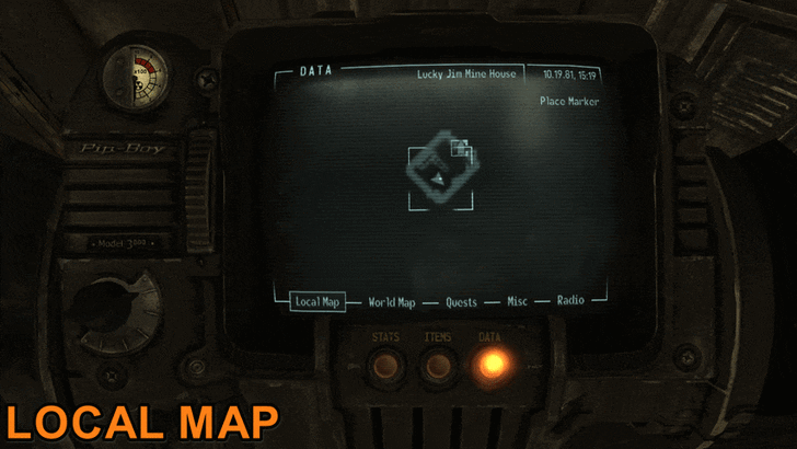 Fallout New Vegas - Map View