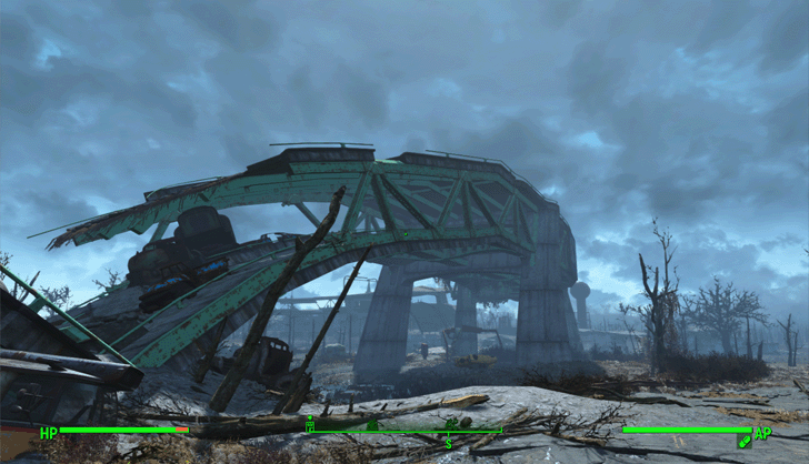 Fallout 4 - Highway East of Jamaica Plain