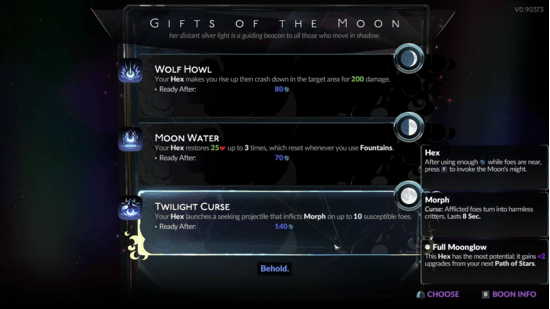 Hades 2 - Select Hexes With Full Moonglow