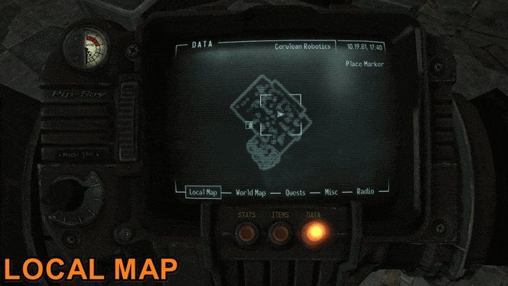 Fallout New Vegas - Map View