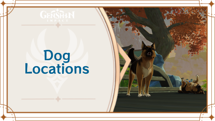 Genshin - Dog Locations