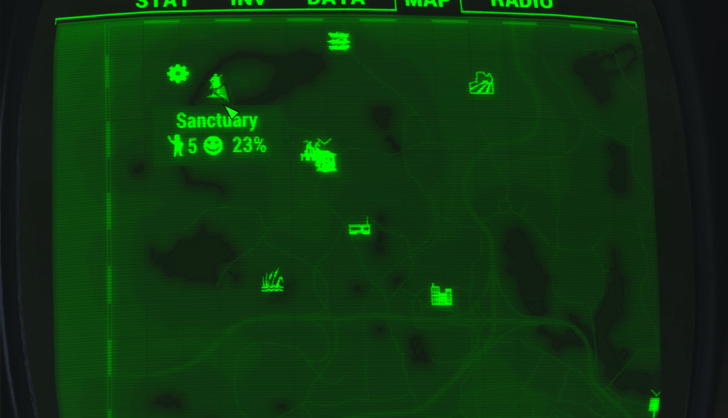 Fallout 4 - Sanctuary Hills Location