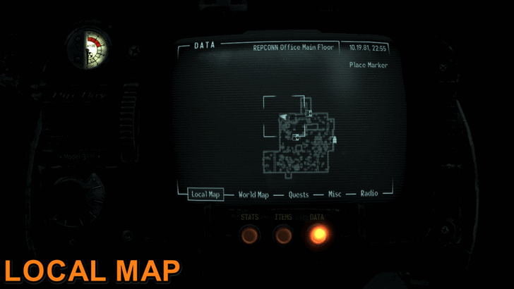 Fallout New Vegas - Map View