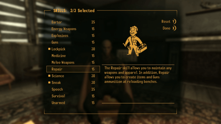 Fallout New Vegas - Skills