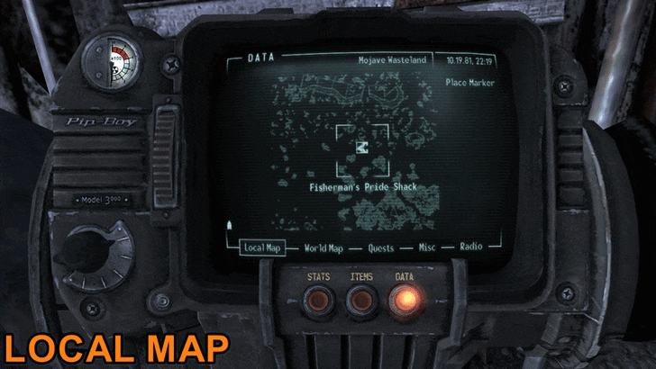 Fallout New Vegas - Map View