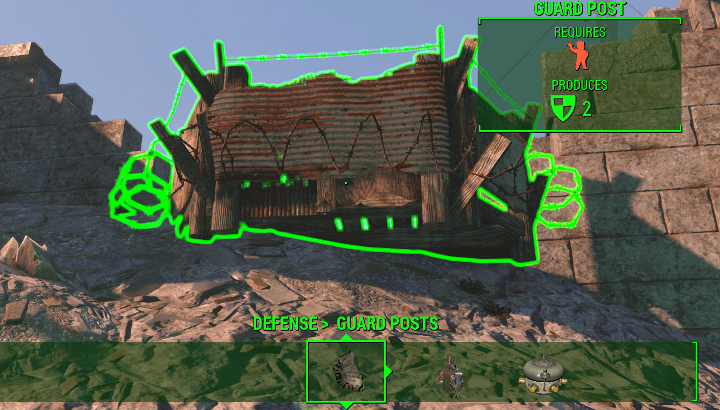 Fallout 4 - Build Defenses on Entrances