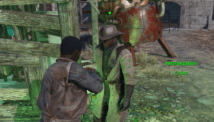 Fallout 4 - Talk to Preston Garvey after Battle
