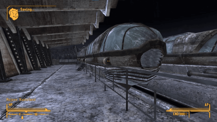 Fallout New Vegas - Camp McCarran monorail