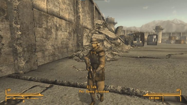Fallout New Vegas - Kill Pvt. Crenshaw