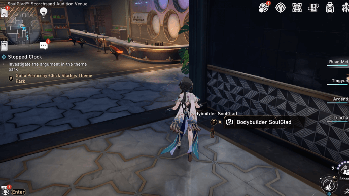 Honkai Star Rail - Bodybuilder SoulGlad Hidden Mission Guide - Step 5