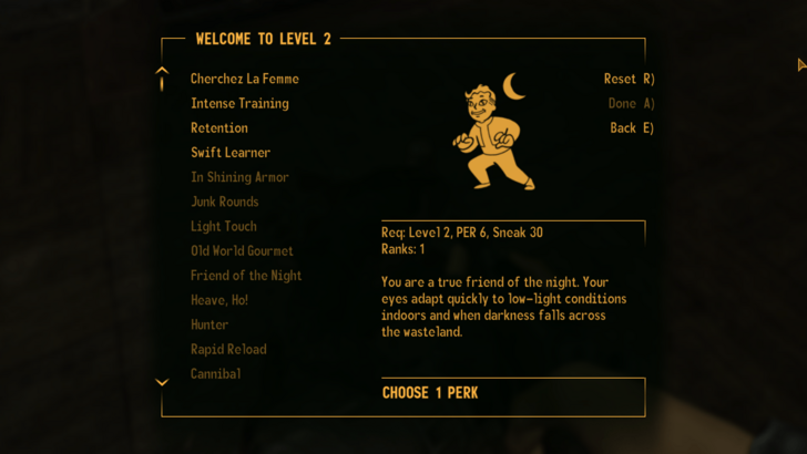 Fallout New Vegas Perks