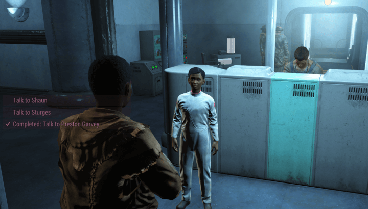 Fallout 4 - Talk to Shaun and Sturges