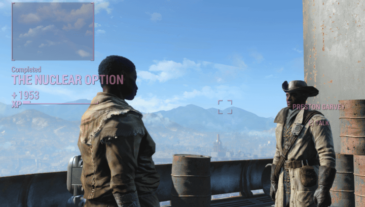 Fallout 4 - Talk to Preston After