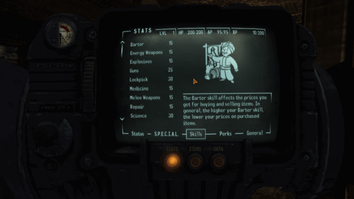 Fallout New Vegas - Skills
