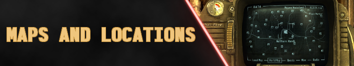 Fallout New Vegas - Maps and Locations