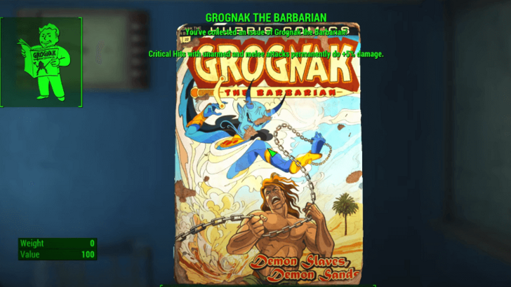Fallout 4 Grognak the Barbarian 5 Overview Location