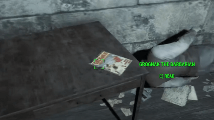 Fallout 4 Grognak the Barbarian 10 Overview Location