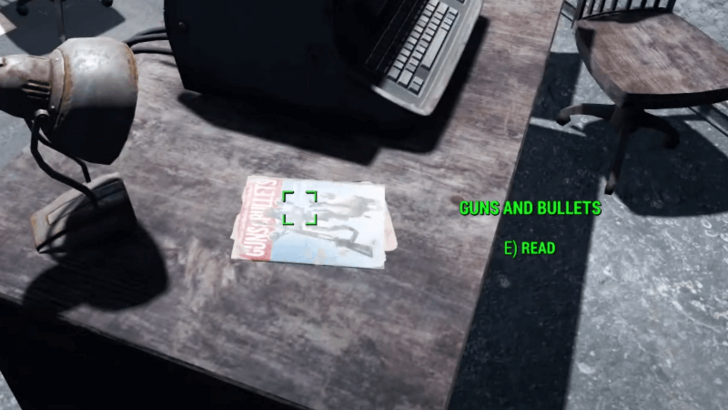 Fallout 4 Guns and Bullets 10 Overview Location
