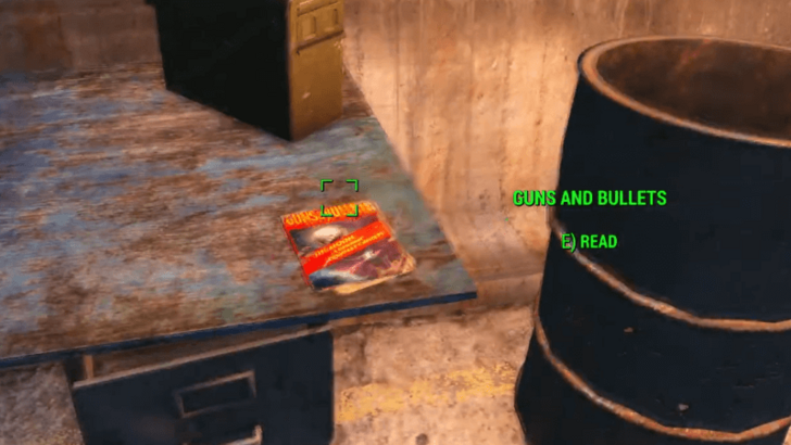 Fallout 4 Guns and Bullets 1 Overview Location