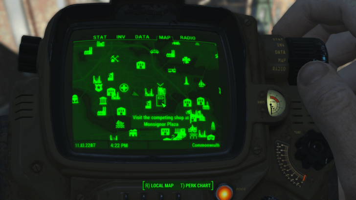 Fallout 4 - Visit the Competing Shop at Monsignor Plaza