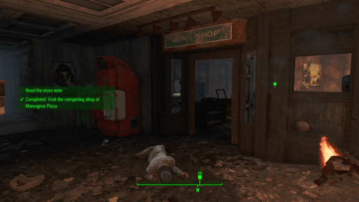 Fallout 4 - Find the Gun Shop on the 3rd Floor