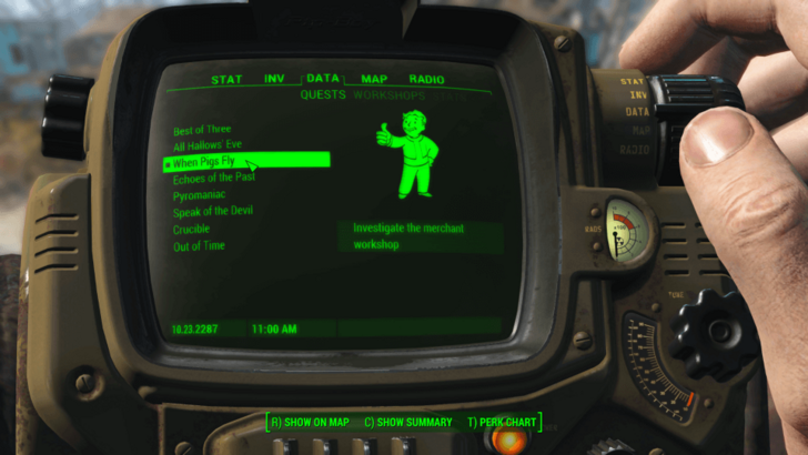 Fallout 4 - When Pigs Fly Quest Data