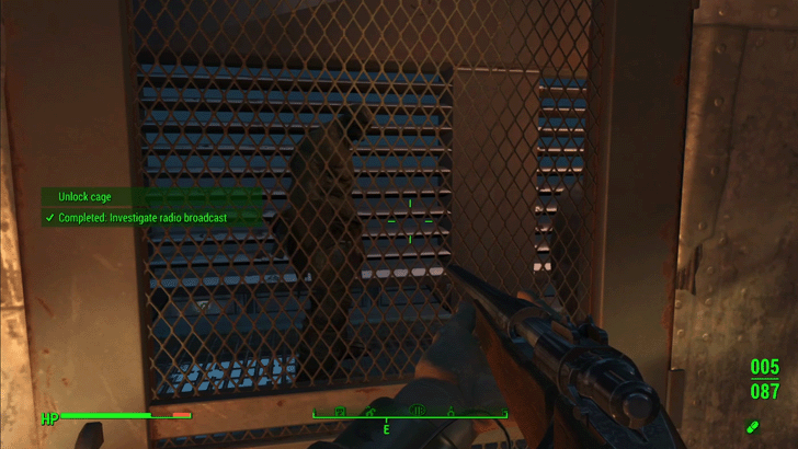 Fallout 4 - Strong Locked Behind Cage