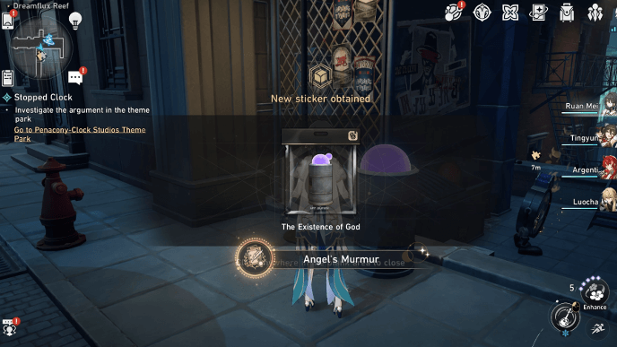 Honkai Star Rail - Emanator of Cans Hidden Mission Guide - The Existence of God Sticker and Achievement