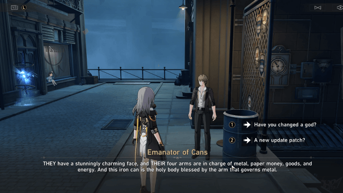 Honkai Star Rail - Emanator of Cans Hidden Mission Guide - Leave and Talk with Emanator of Cans Again