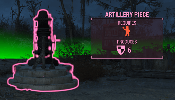 Fallout 4 - Build Artillery Pieces