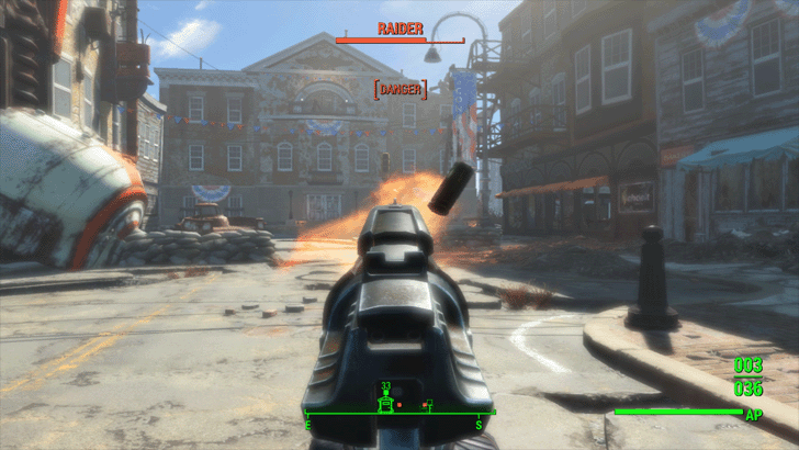 Fallout 4 - Museum of Freedom with Raiders