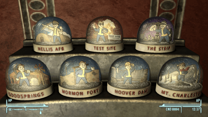 Fallout New Vegas - Snow Globe Collection