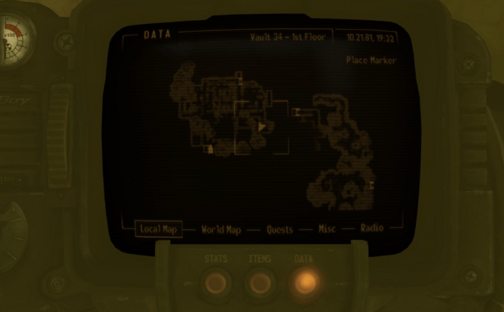 Utility Terminal Passcode Map - Hard Luck Blues Side Quest