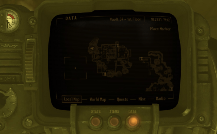 Security Terminal Passcode Map - Hard Luck Blues Side Quest