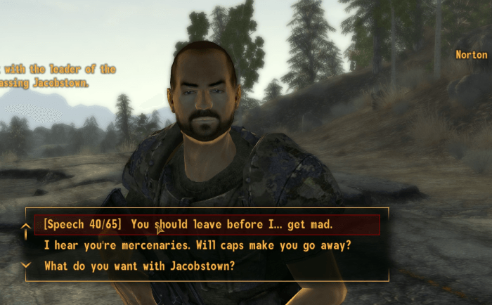 Speech Requirement - Unfriendly Persuasion