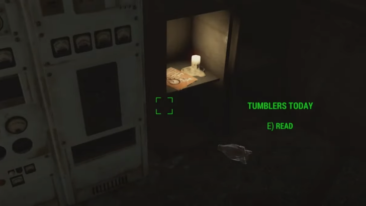 Fallout 4 Tumblers Today 3 Overview Location