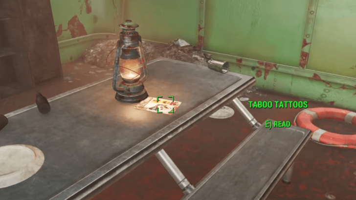 Fallout 4 Taboo Tattoos 4 Overview Location