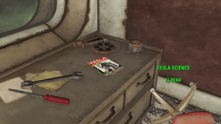 Fallout 4 Tesla Science Magazine 4 Overview Location