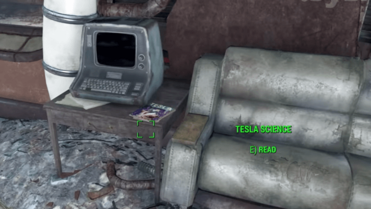Fallout 4 Tesla Science Magazine 8 Overview Location