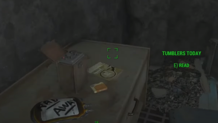 Fallout 4 Tumblers Today 2 Overview Location