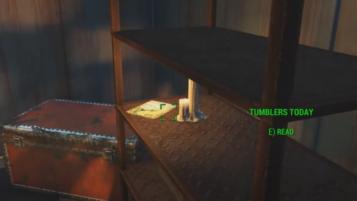 Fallout 4 Tumblers Today 5 Overview Location