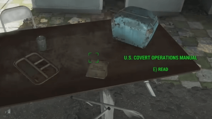 Fallout 4 U.S. Covert Operations Manual 8 Overview Location